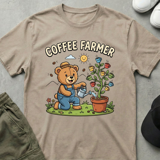 Coffee Farmer T-Shirt Sand