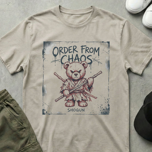 Controlled Chaos T-Shirt Ice Grey