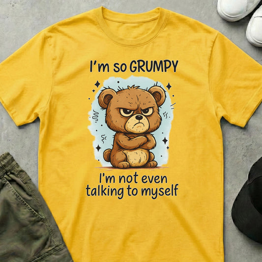 Printify Teddy-Bear Grumpy Bear T-Shirt Daisy / S