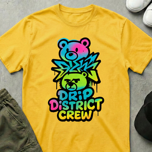 Printify Teddy-Bear The Neon Crew T-Shirt Daisy / S