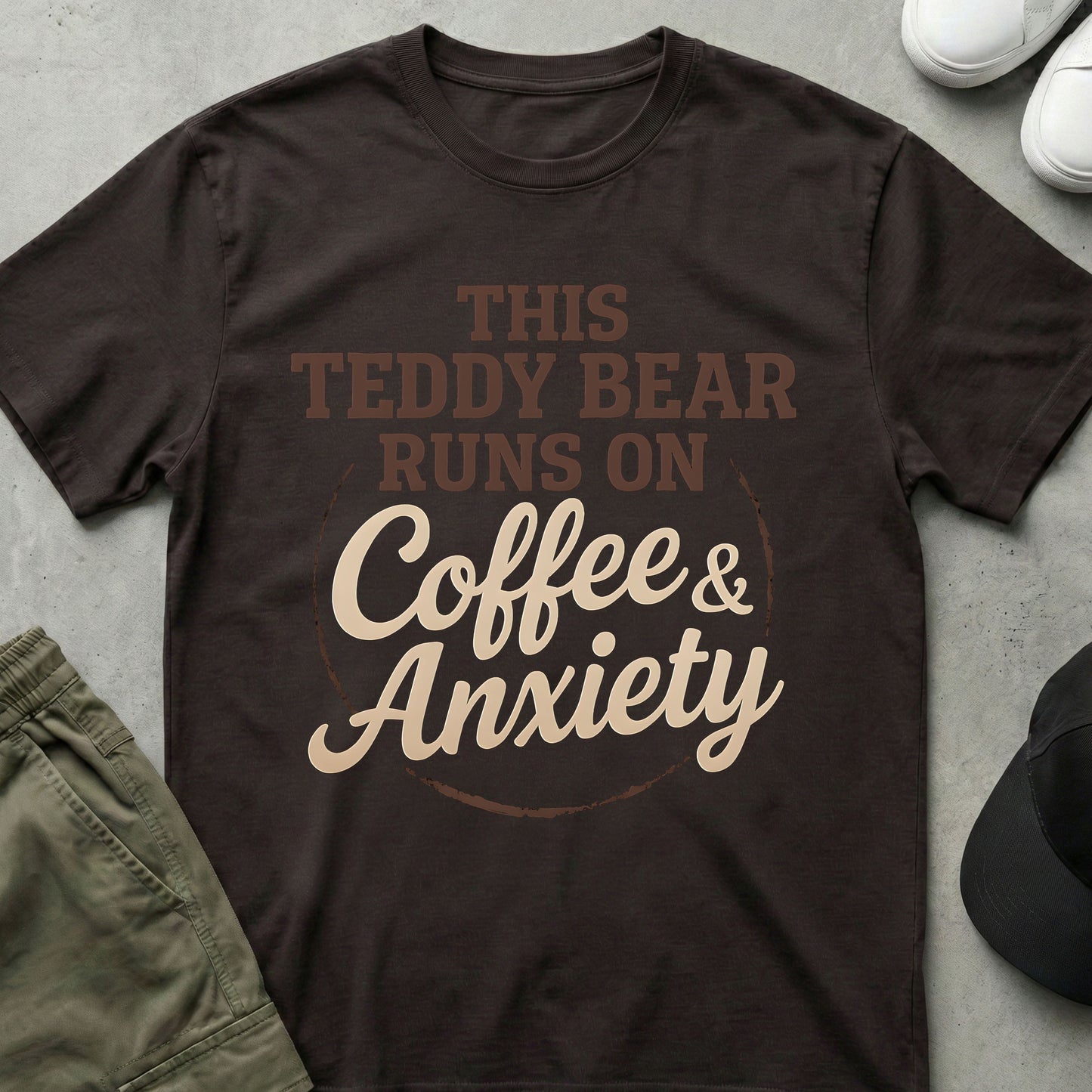Coffee Bear T-Shirt Dark Chocolate