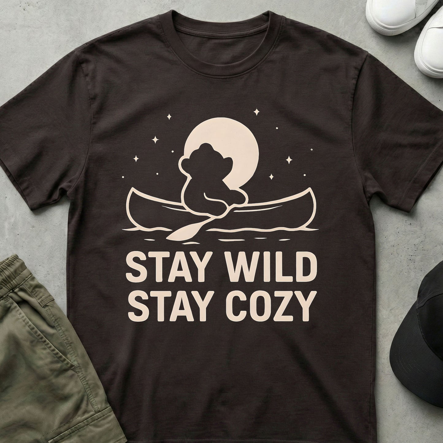 Cool Teds Teddy-Bear Stay Wild T-Shirt
