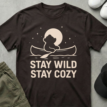 Cool Teds Teddy-Bear Stay Wild T-Shirt
