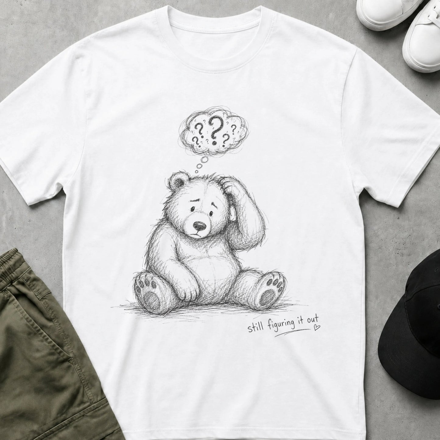 Figuring it Out T-Shirt White