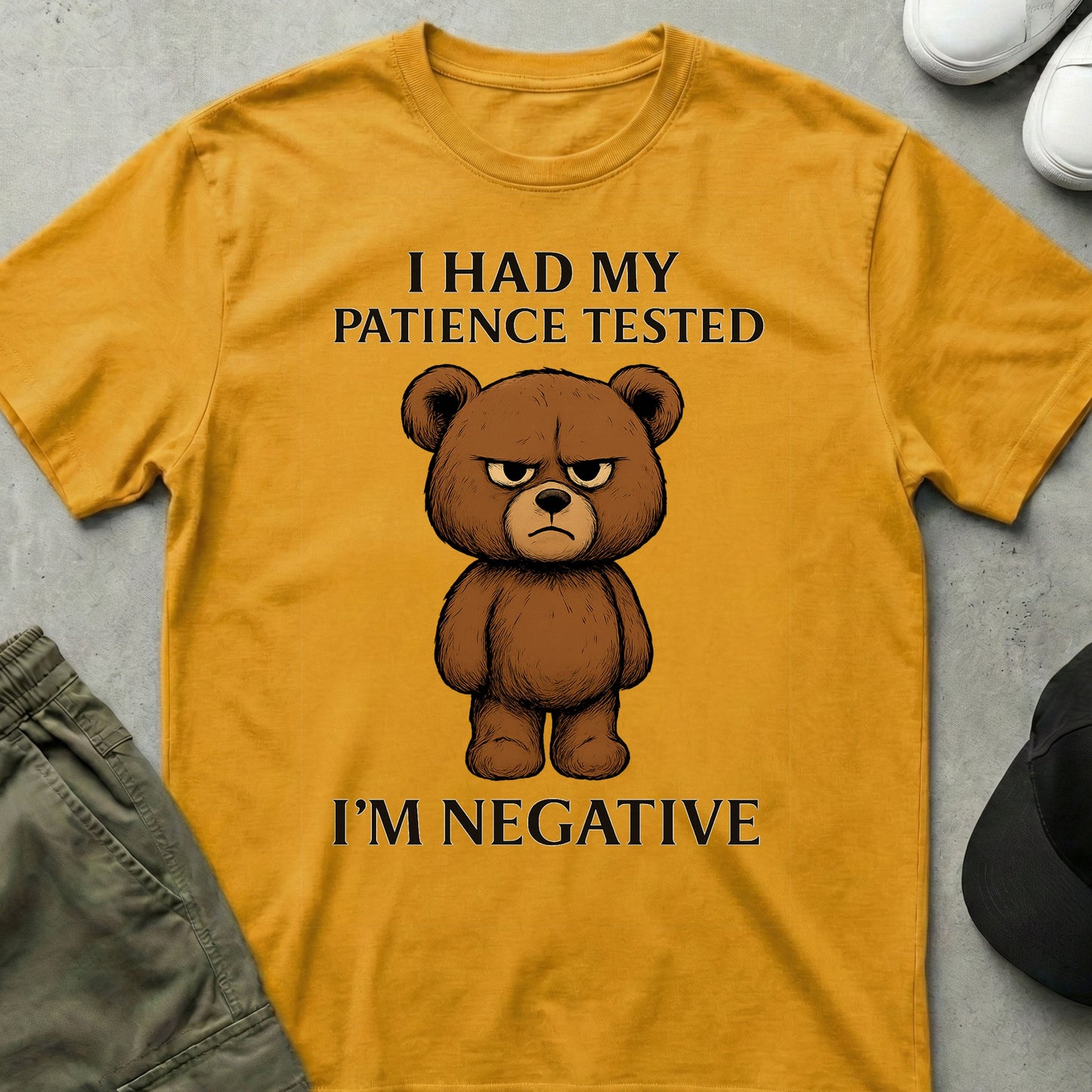 Tested Negative T-Shirt Gold