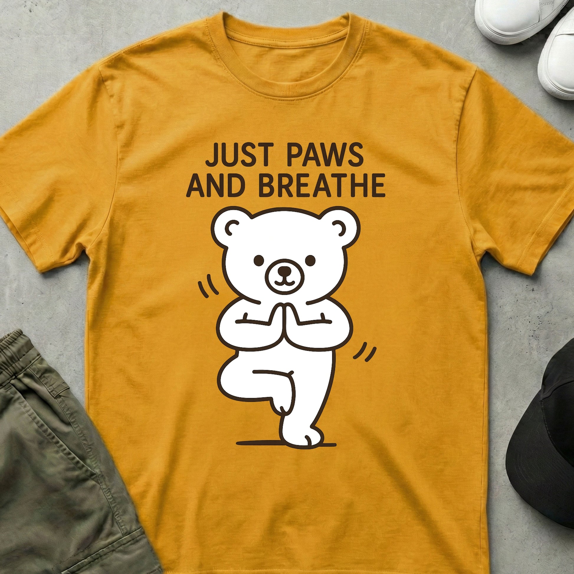 Cool Teds Teddy-Bear Yoga Chill T-Shirt