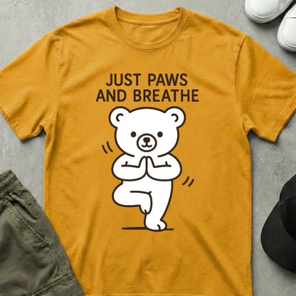 Cool Teds Teddy-Bear Yoga Chill T-Shirt