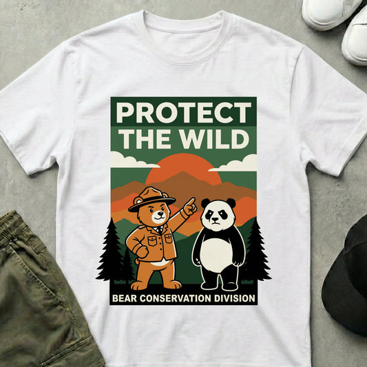 Cool Teds Teddy-Bear Panda Patrol T-Shirt