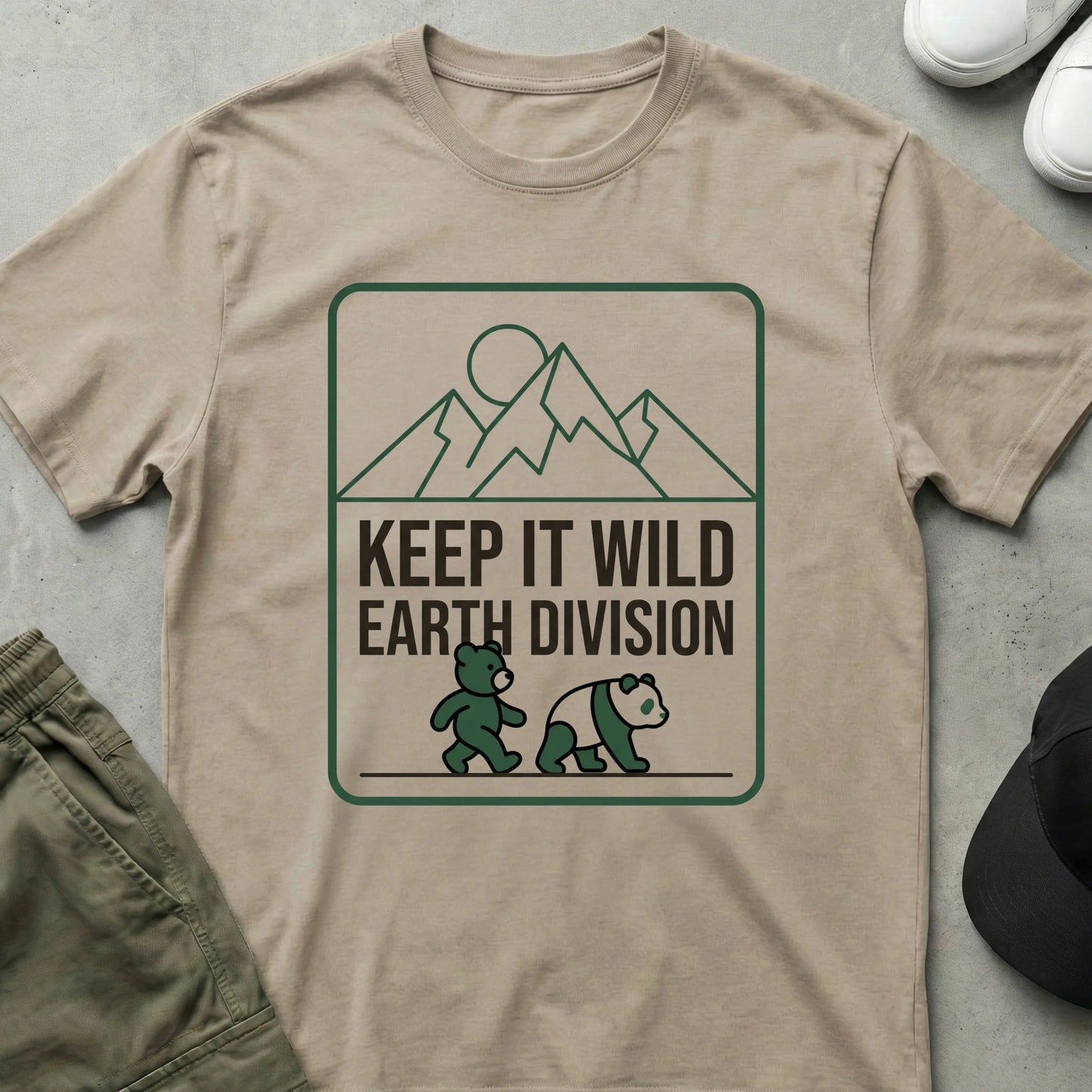 Keep it Wild T-Shirt Sand