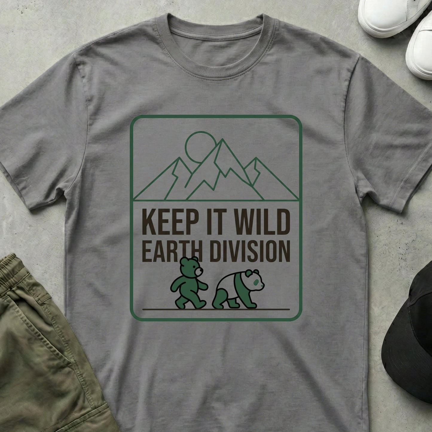 Keep it Wild T-Shirt Sport Grey