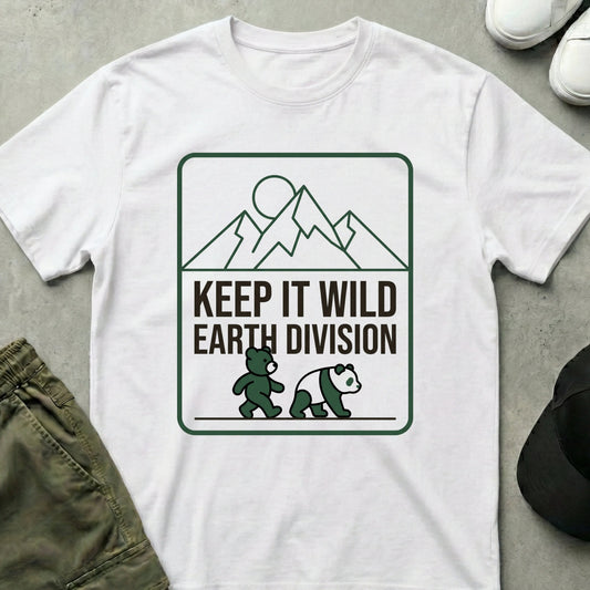 Cool Teds Teddy-Bear Keep it Wild T-Shirt White / S