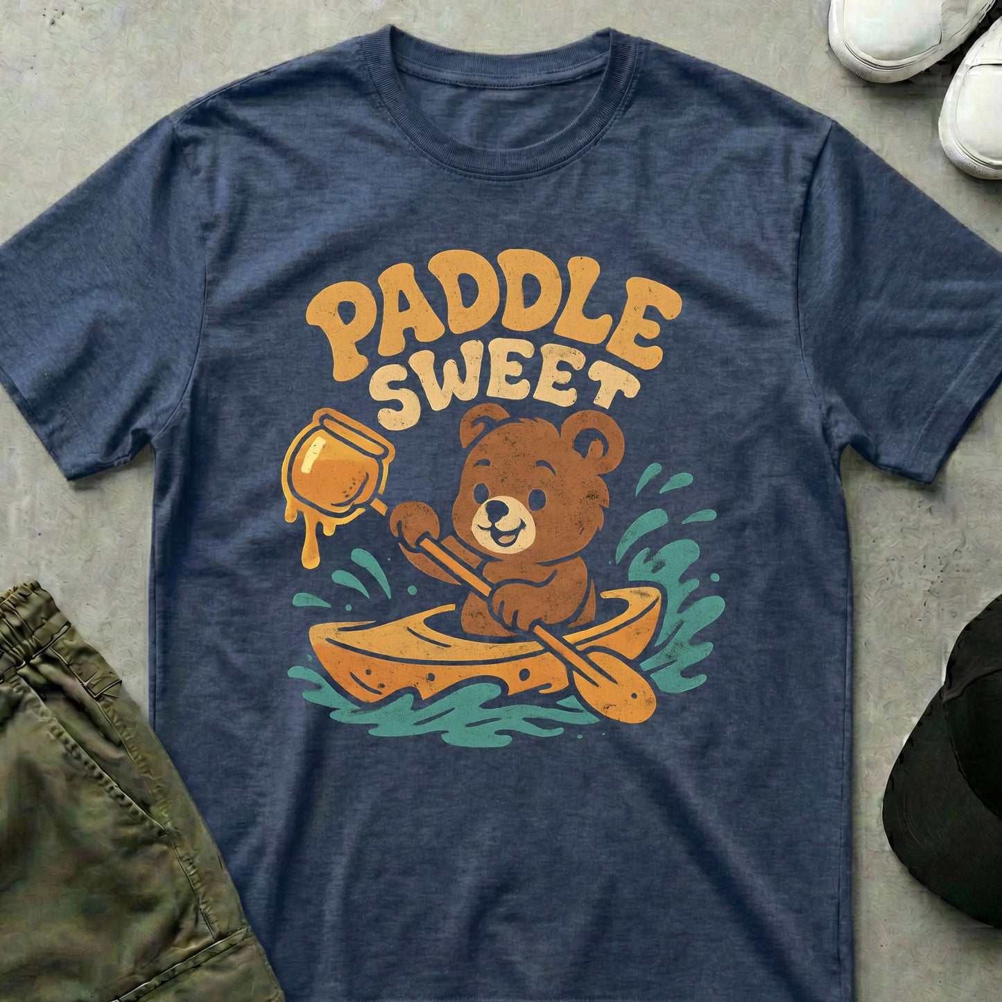 Paddle Sweet T-Shirt Heather Navy