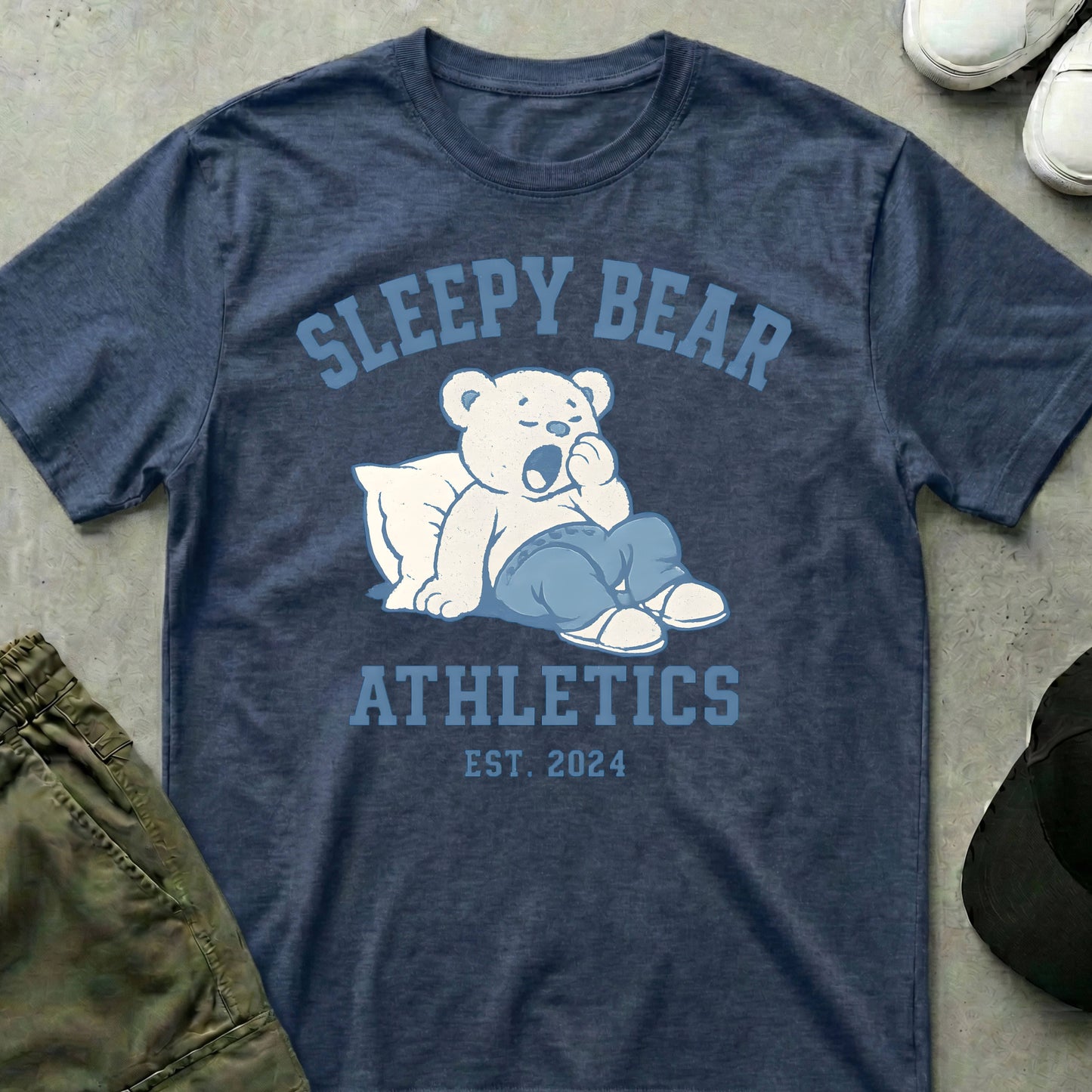 Team Snooze T-Shirt Heather Navy