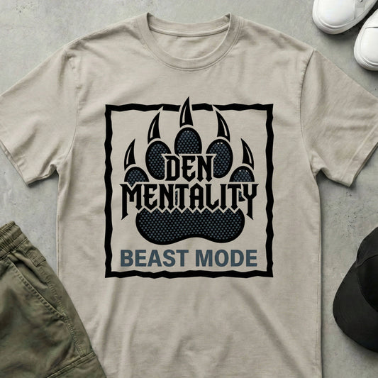 Cool Teds Teddy-Bear Power Paw T-Shirt Ice Grey / S