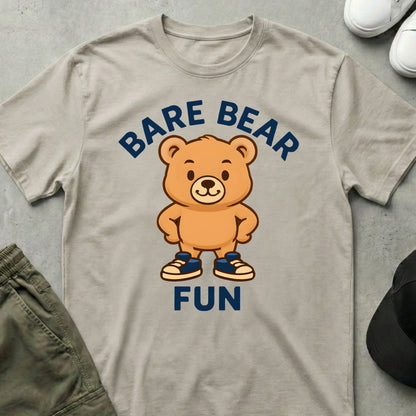 Cool Teds Teddy-Bear Bare Bear Fun T-Shirt