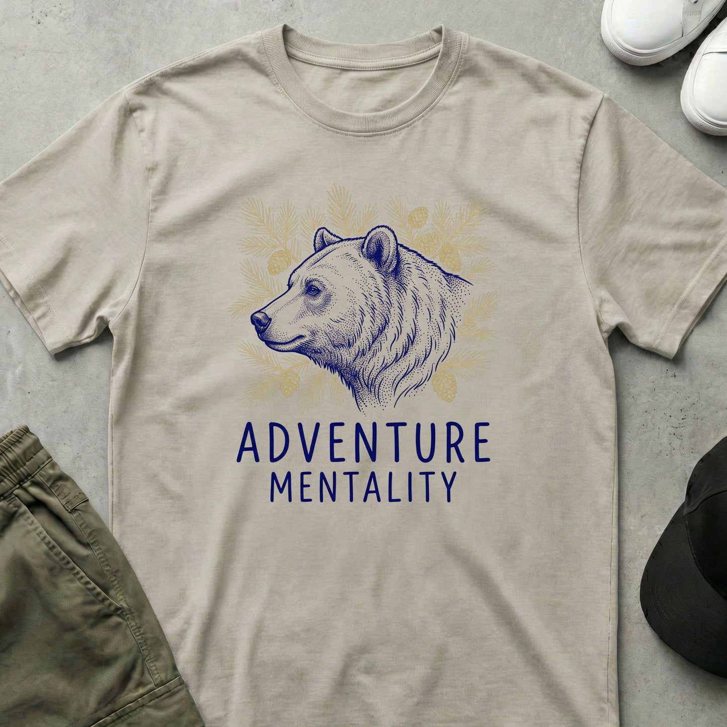 Into the Wild Shirt Ice Grey
