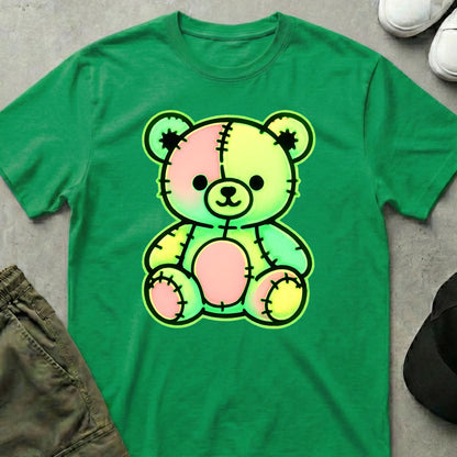 Cool Teds Teddy-Bear Kawaii Glow T-Shirt Irish Green / S