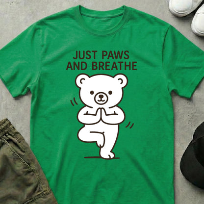 Cool Teds Teddy-Bear Yoga Chill T-Shirt