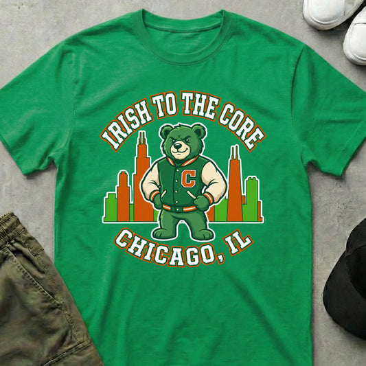 Cool Teds Teddy-Bear Irish to the Core T-Shirt Irish Green / S