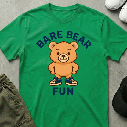 Cool Teds Teddy-Bear Bare Bear Fun T-Shirt