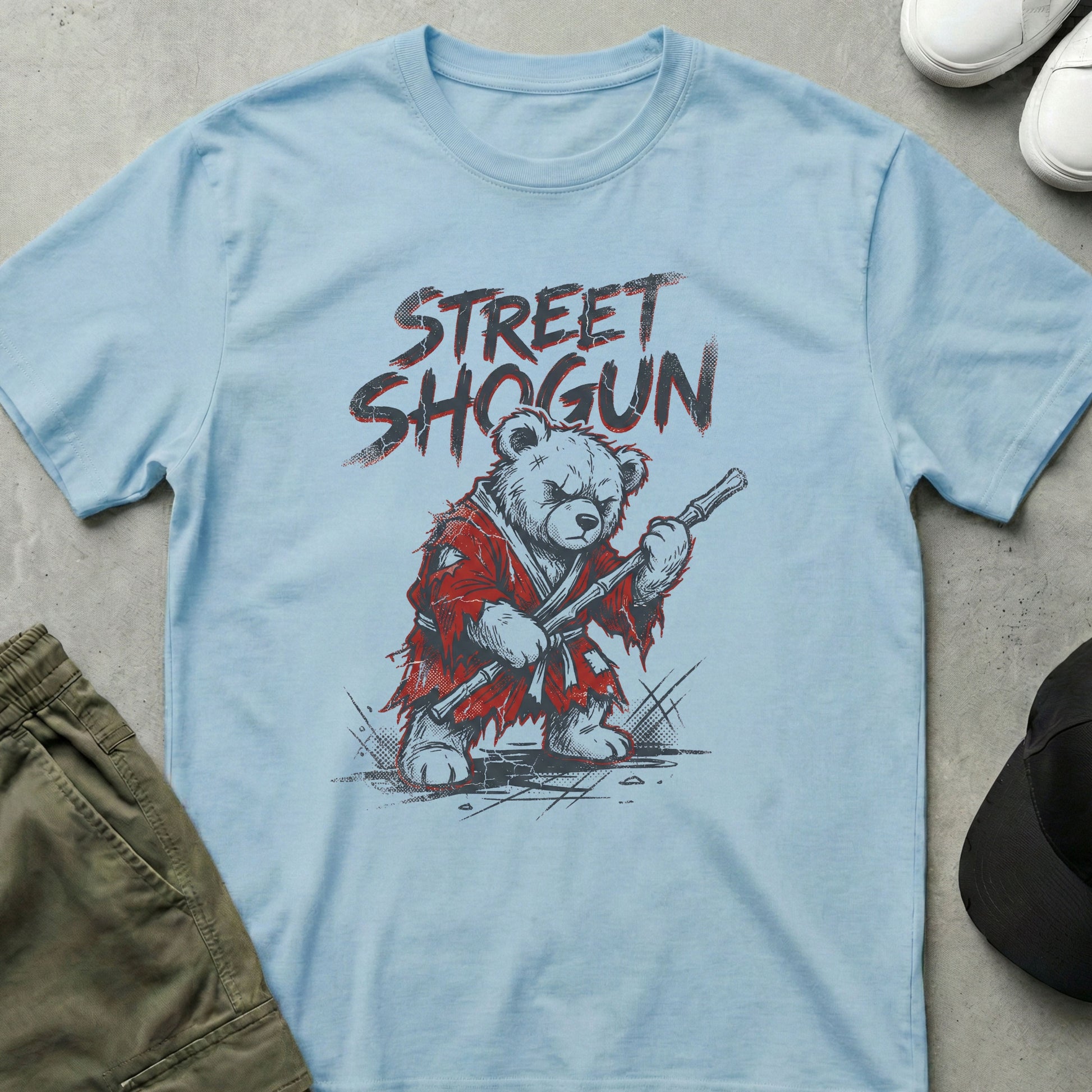 Crimson Shogun T-Shirt Light Blue