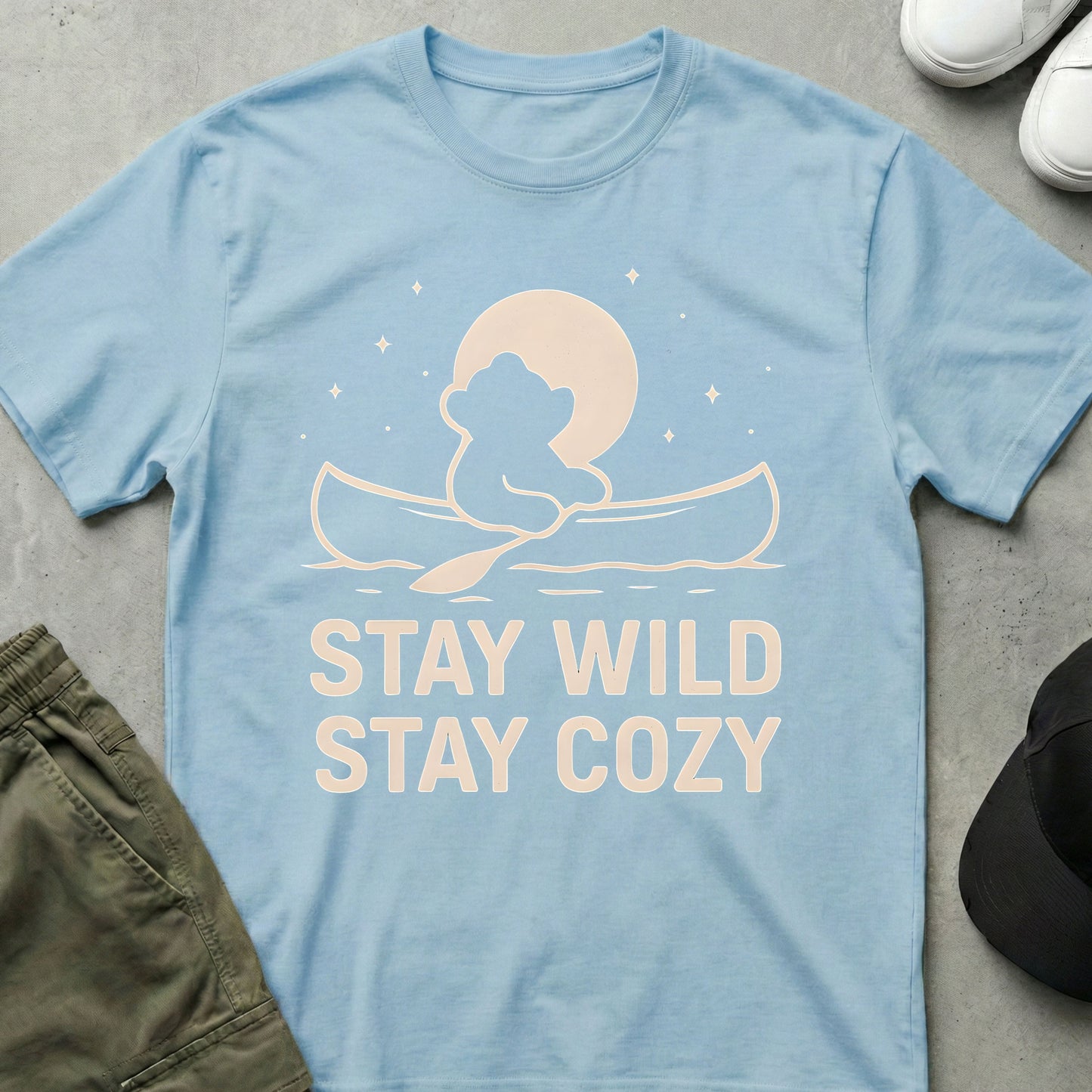 Cool Teds Teddy-Bear Stay Wild T-Shirt