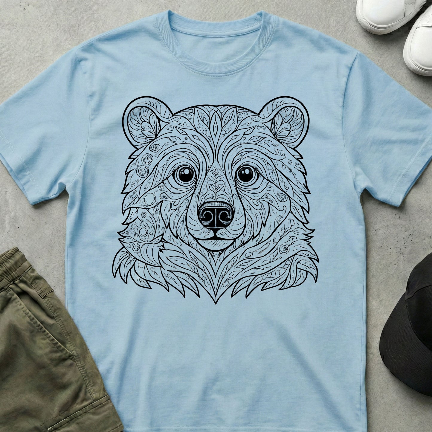 Forest Guardian T-Shirt Light Blue