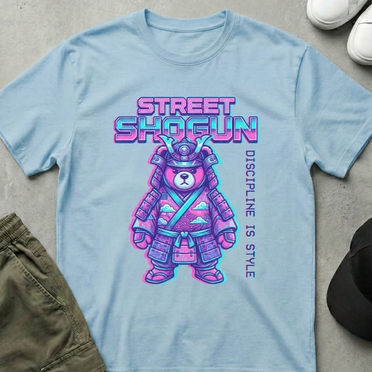 Cyber Ronin T-Shirt Light Blue