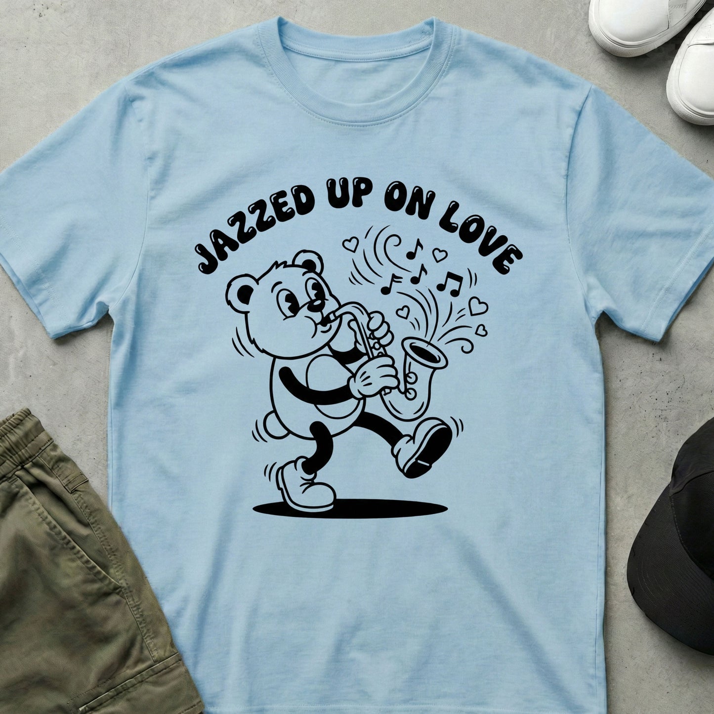 Jazzed Up T-Shirt Light Blue