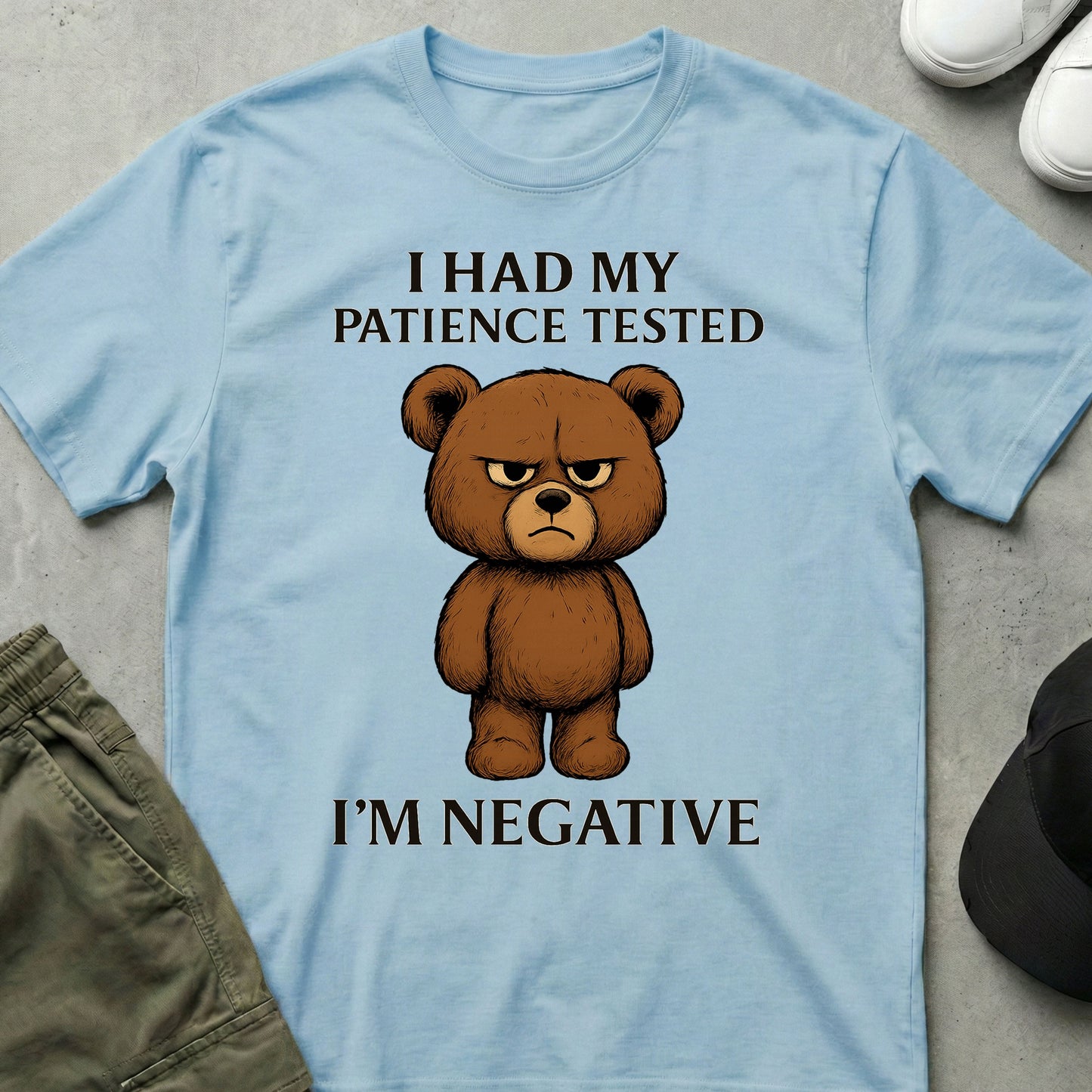 Tested Negative T-Shirt Light Blue