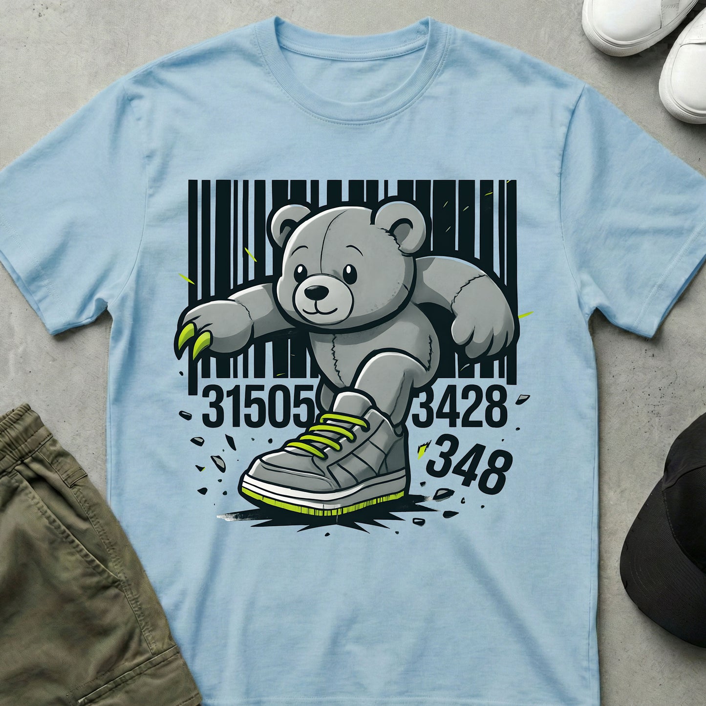 Bearcode Breakout T-Shirt Light Blue
