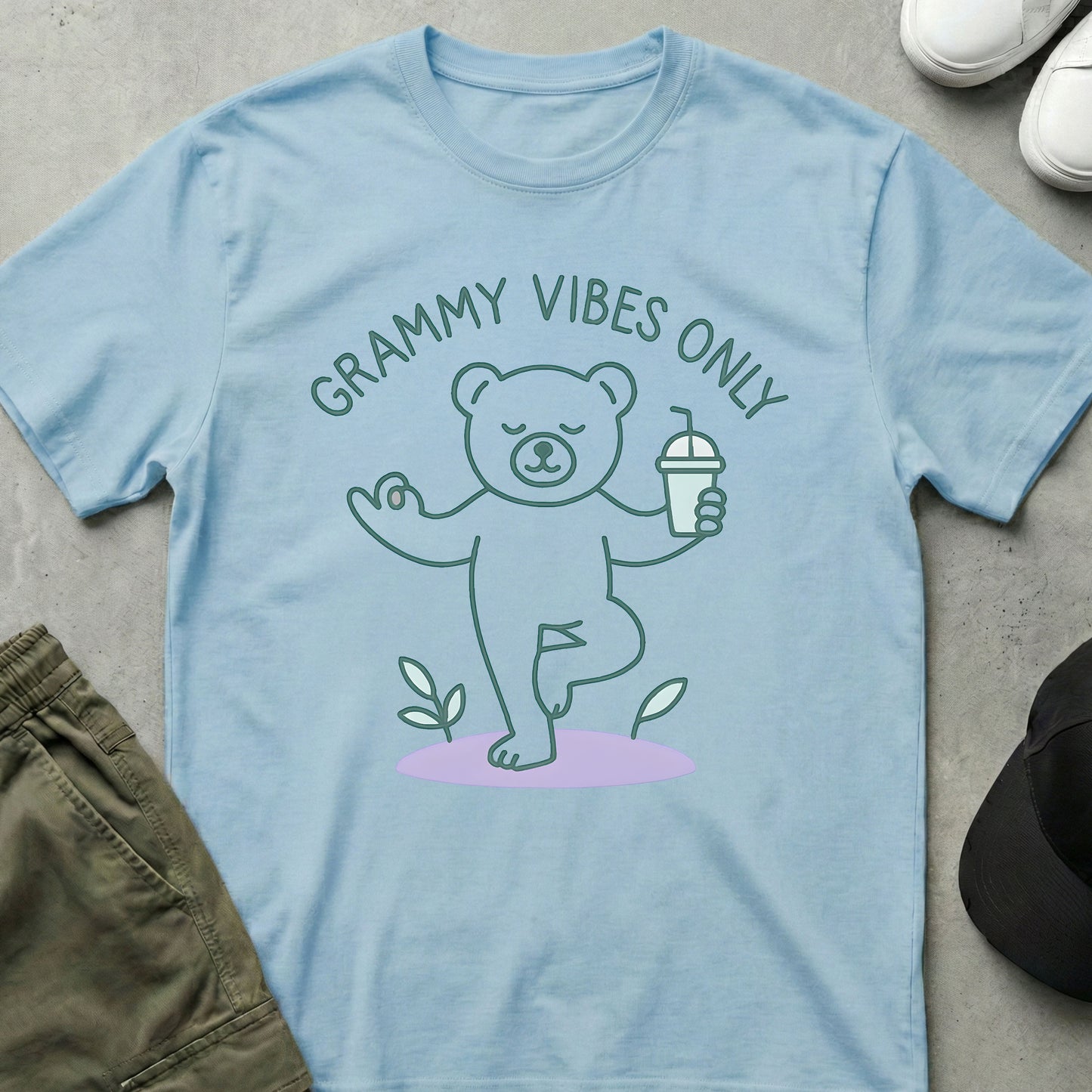 Zen Grammy T-Shirt Light Blue