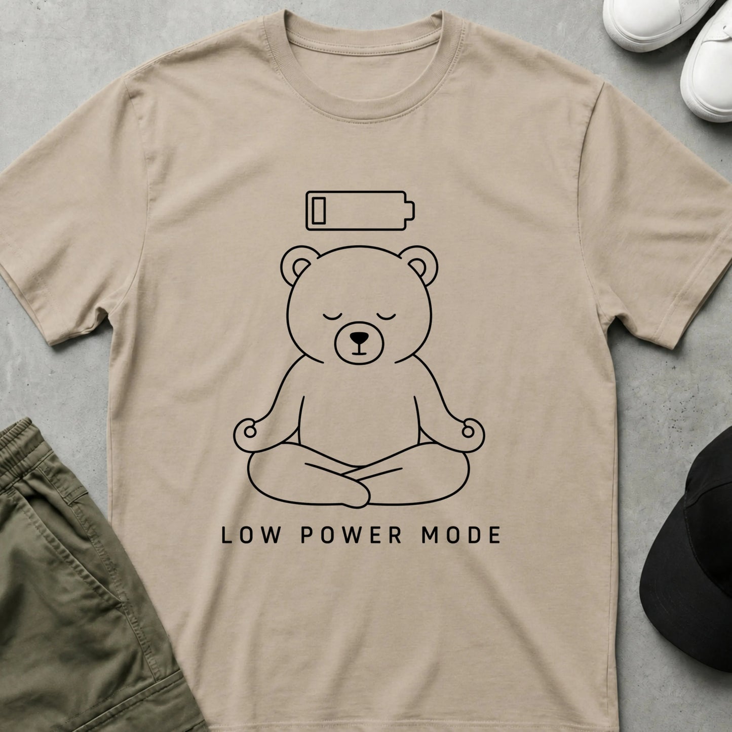 Low Power T-Shirt Sand