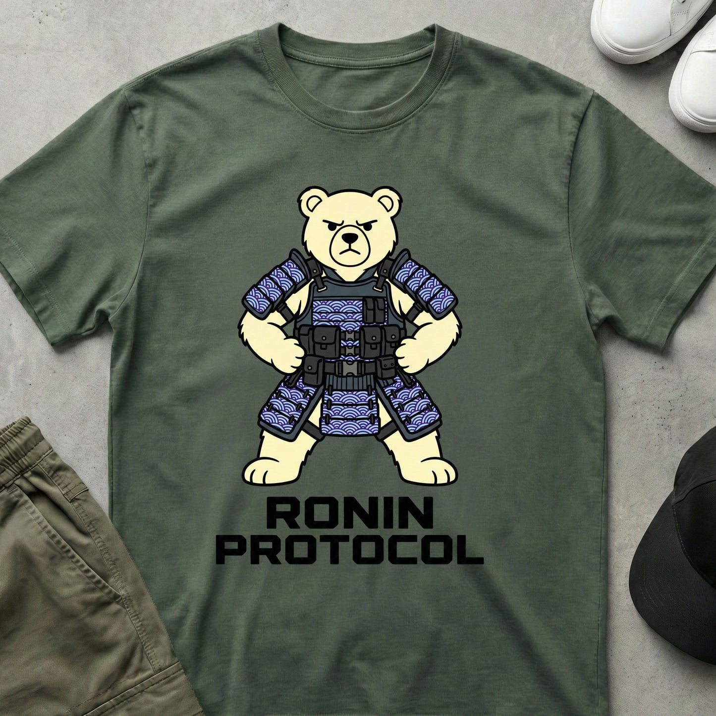 Ronin Protocol T-Shirt Military Green
