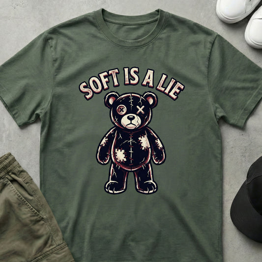 SoftIsALie T-Shirt Military Green