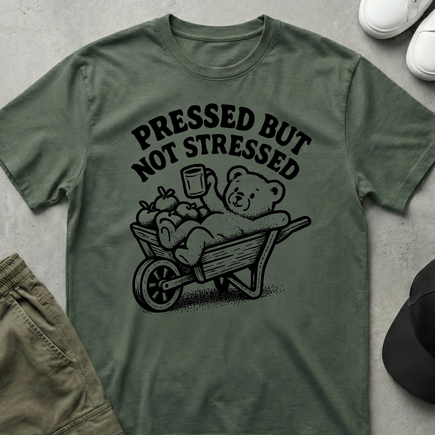 Juice Break T-Shirt Military Green