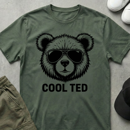 Cool Shades T-Shirt Military Green
