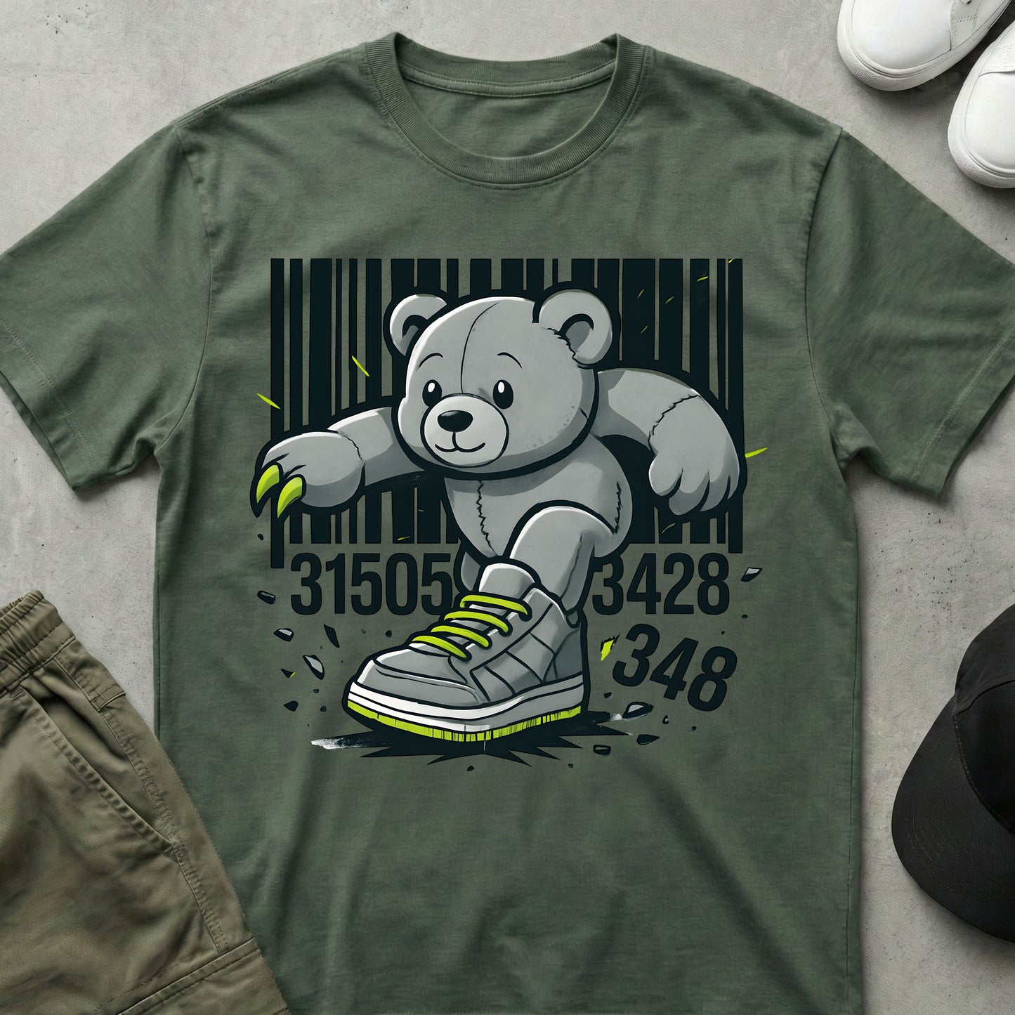 Bearcode Breakout T-Shirt Military Green