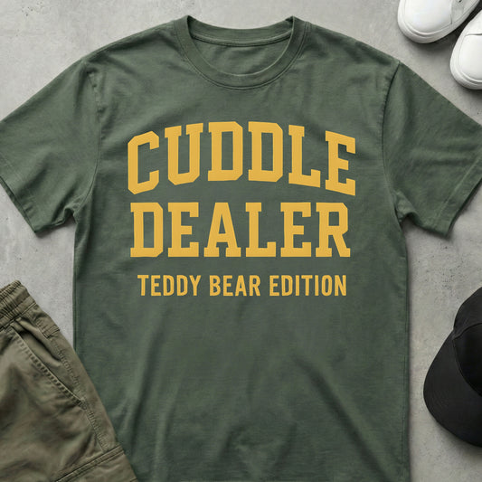 Cuddle Dealer T-Shirt Military Green