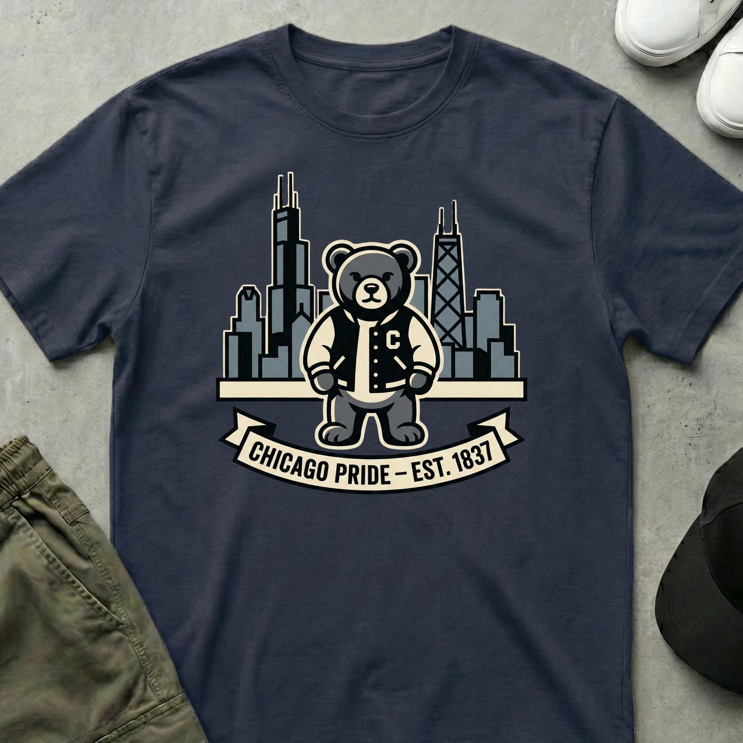 Chicago Pride T-Shirt Navy