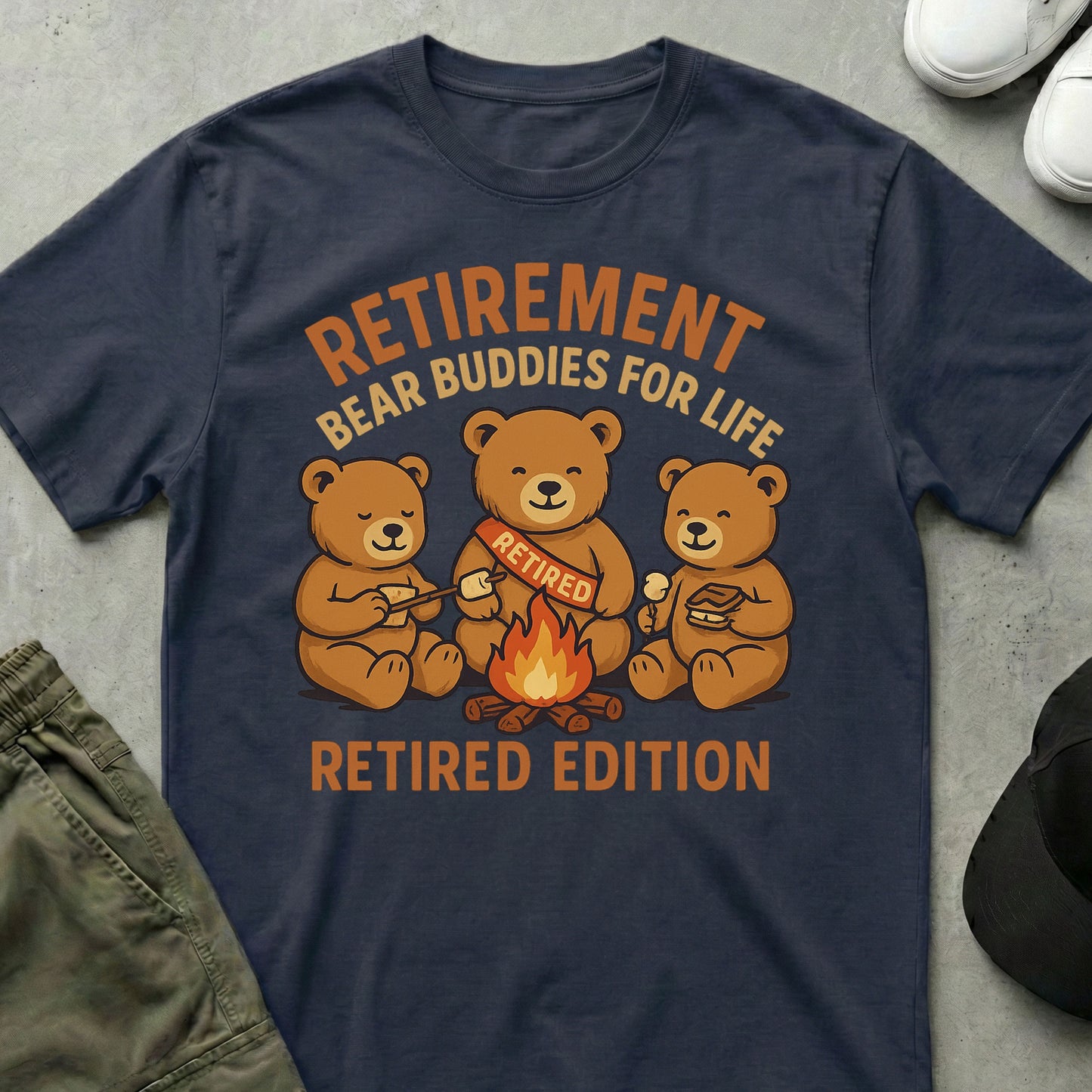 Retirement Buddies T-Shirt Navy