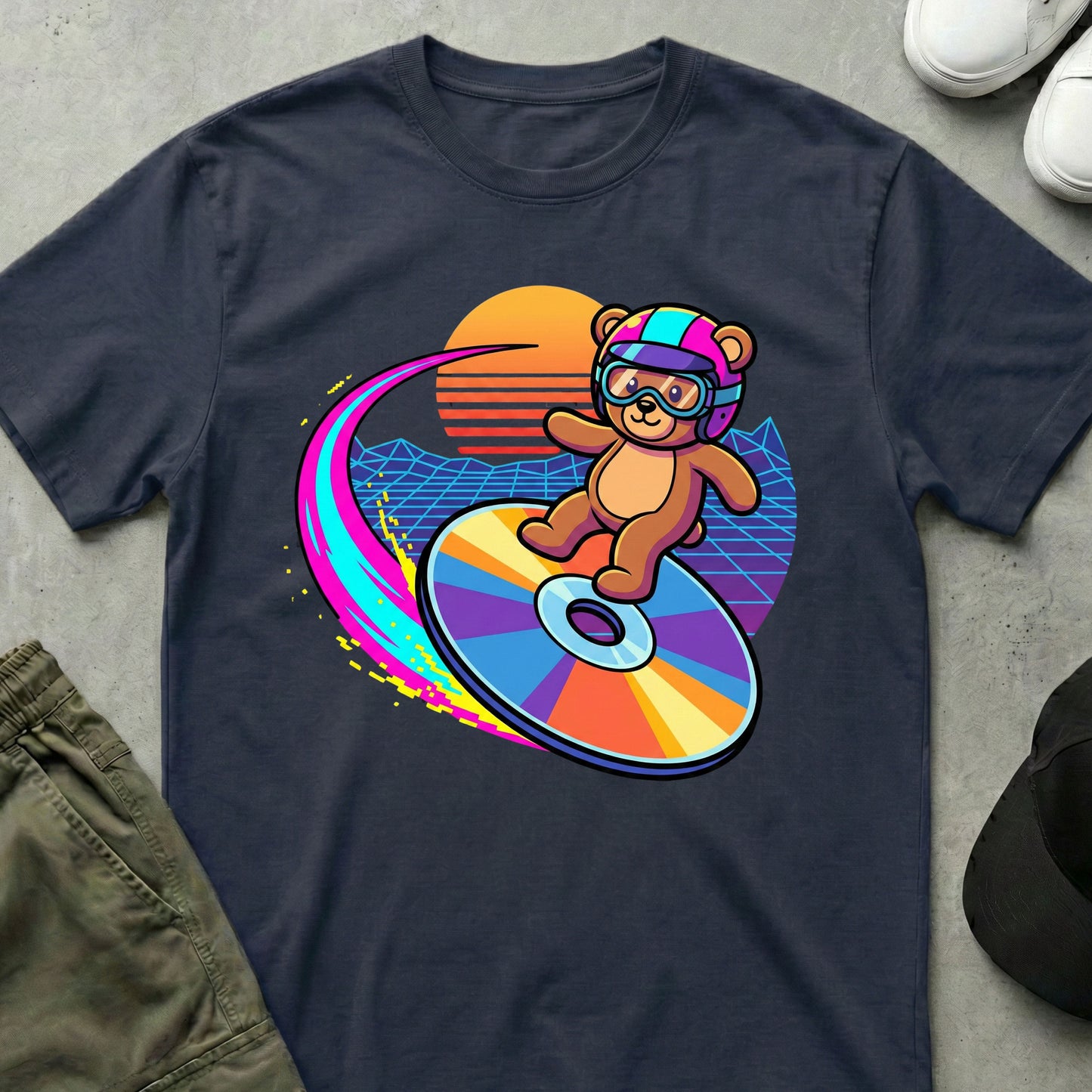 Disc Rider T-Shirt Navy