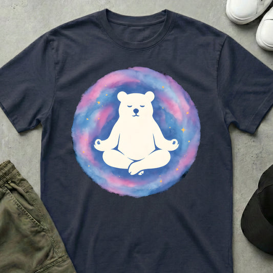 Om Yoga T-Shirt Navy