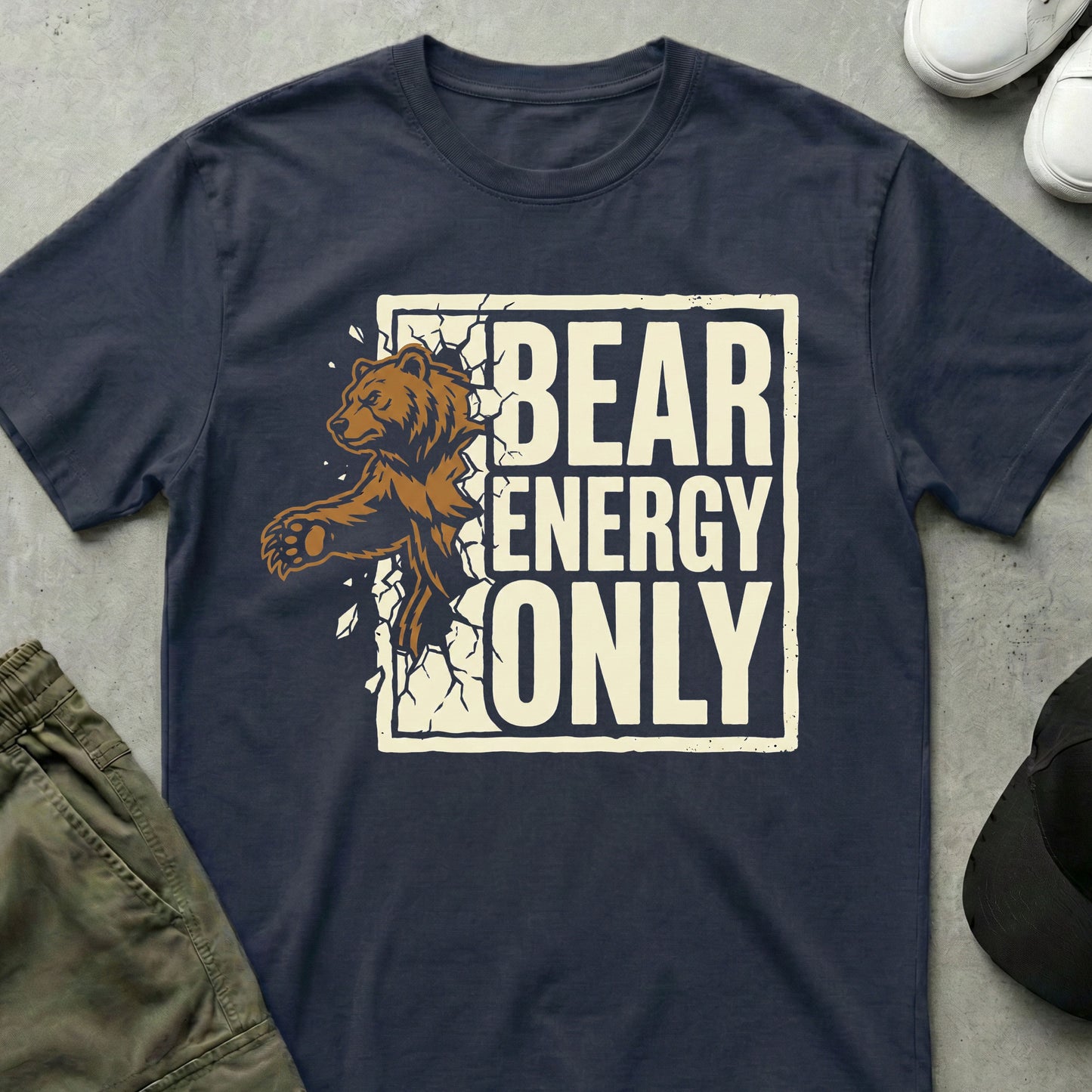 Bear Energy T-Shirt Navy