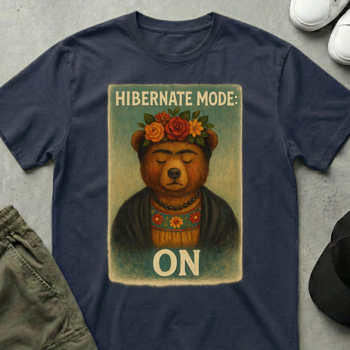 Zen Hibernate T-Shirt Navy