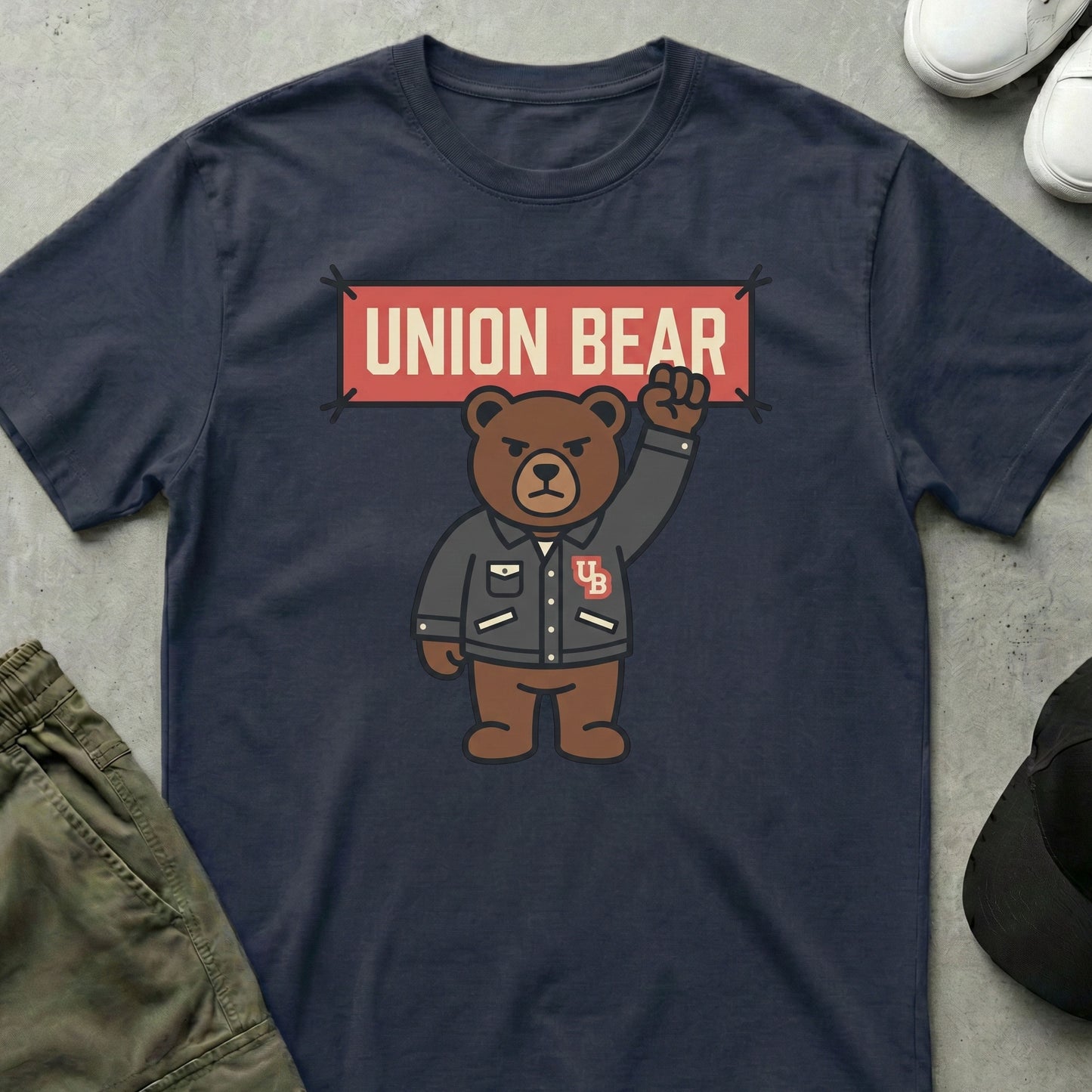 Bear Union T-Shirt Navy