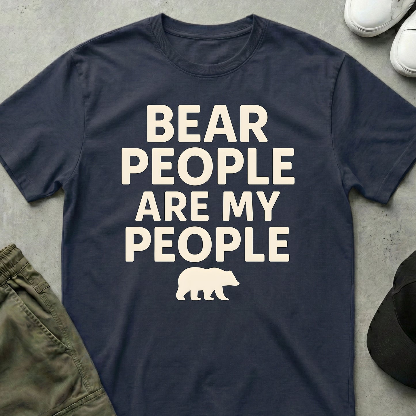 Cool Teds Teddy-Bear Bear People T-Shirt Navy / S