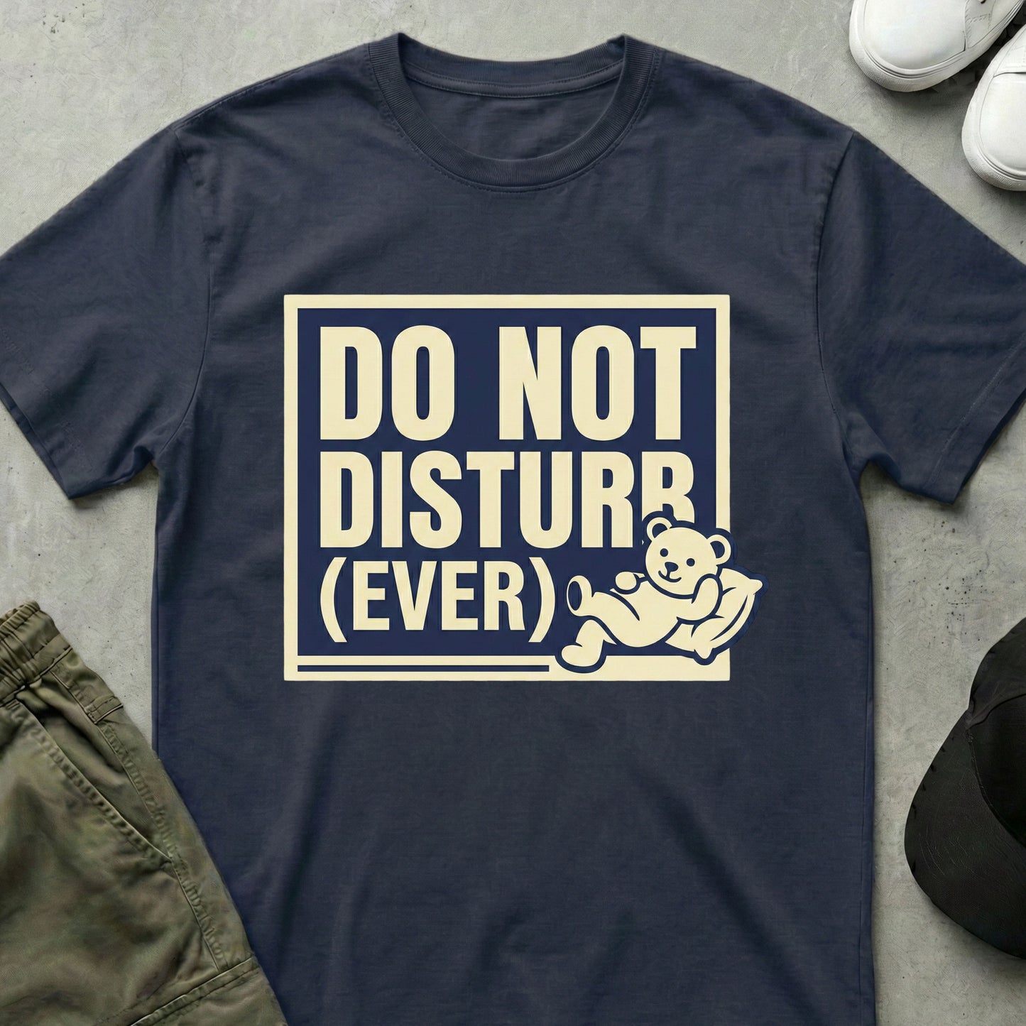 Do Not Disturb T-Shirt Navy