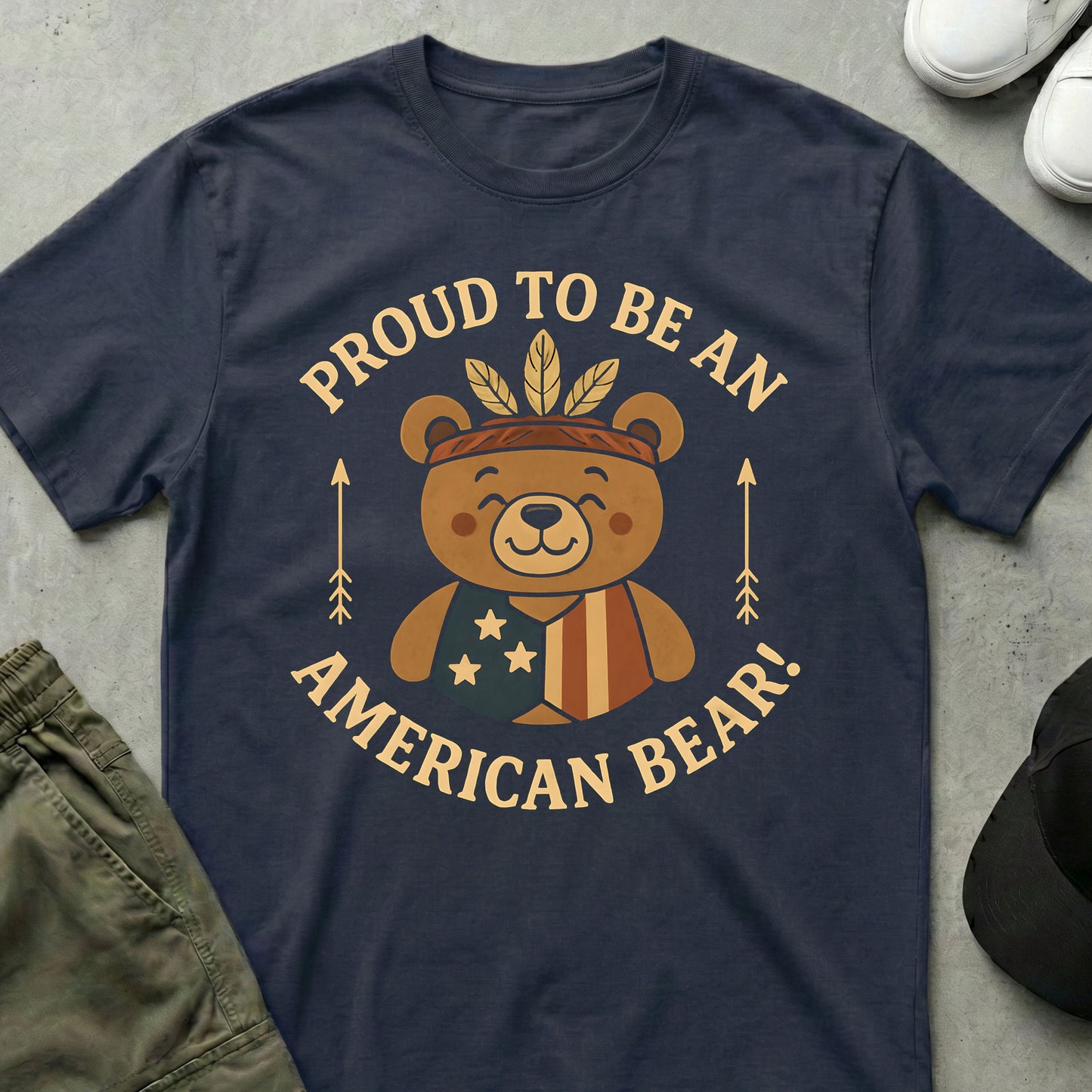 American Patriot T-Shirt Navy