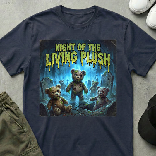 Cool Teds Teddy-Bear Zombie Plush Party T-Shirt Navy / S